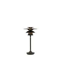 picasso lampe de table h355 noir mat led - belid