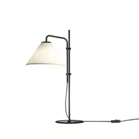 funiculi fabric lampe de table noir-blanc - marset
