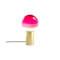 dipping light lampe de table rose vif - marset