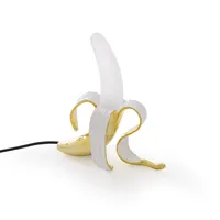 banana lamp louie lampe de table or - seletti