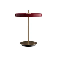 asteria lampe de table ruby red - umage