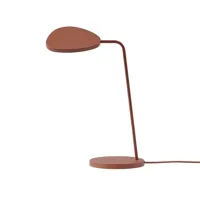 leaf lampe de table copper brown - muuto