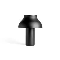 pc lampe de table l soft black/alu - hay