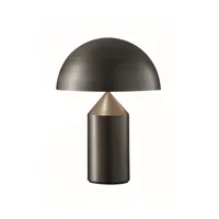 atollo lampe de table medium satin bronze - oluce