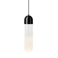 firefly suspension black plated/partly sandblasted glass - mater