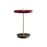asteria move lampe de table ruby red - umage