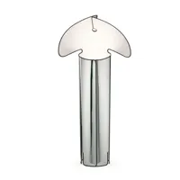 chiara f lampadaire stainless steel - flos