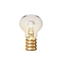 bulb brass lampe de table - ingo maurer