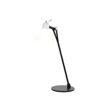 luxy glam t0 lampe de table black/glossy white - rotaliana