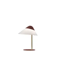 opala mini lampe de table bordeaux/brass - pandul