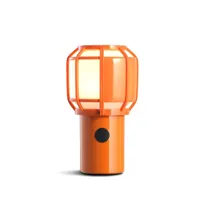 chispa lampe de table portable orange - marset