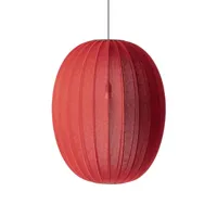 knit-wit 65 high oval suspension maple red - made by hand