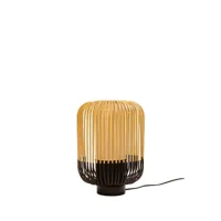 bamboo lampe de table m black - forestier