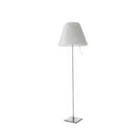 costanza lampadaire fixed aluminium/blanc mystique - luceplan