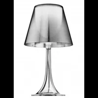miss k lampe de table aluminium argent - flos