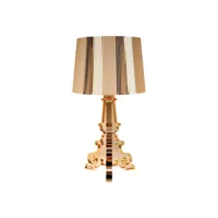 bourgie lampe de table or - kartell