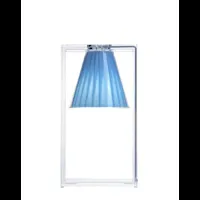 light air lampe de table bleu azur - kartell
