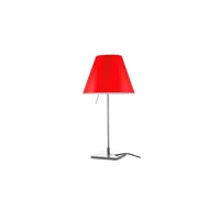 costanzina lampe de table rouge primaire - luceplan