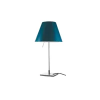 costanzina lampe de table bleu pétrole - luceplan