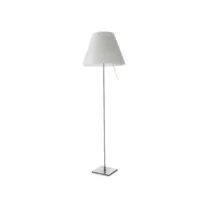costanza lampadaire aluminium/blanc mystique - luceplan