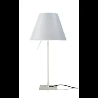 costanza lampe de table avec variateur aluminium/ blanc - luceplan