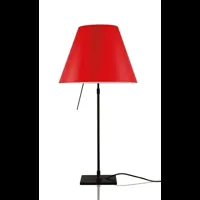 costanza lampe de table avec variateur noir/rouge primaire - luceplan