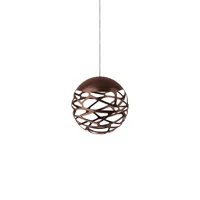 kelly cluster sphere suspension cuivre/bronze - studio italia design