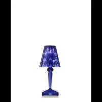 battery lampe de table bleu - kartell