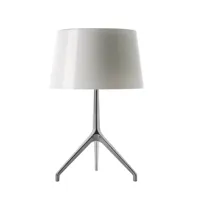 lumiere xxl lampe de table aluminium/blanc - foscarini