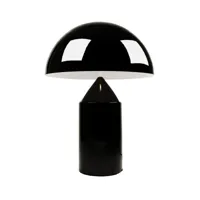 atollo lampe de table petite noir - oluce