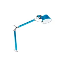 tolomeo micro lampe de table avec pince bleu - artemide