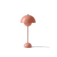 flowerpot vp3 lampe de table rouge beige -&tradition