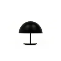 mater - dome lampe de table noir