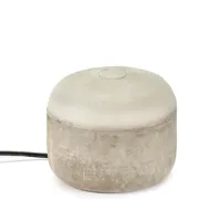 concrete-lampe à poser béton/silicone h18cm