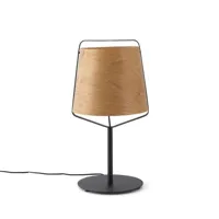 stood-lampe de table métal/bois h71cm