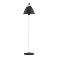 strap-lampadaire métal/cuir h153cm