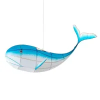 baleine-suspension en bambou et soie l100cm