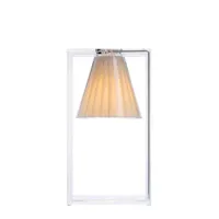 light air-lampe à poser abat jour tissu h32cm