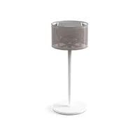 la lampe mini pose-baladeuse solaire bluetooth d'extérieur h28cm