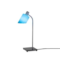 lampe de bureau-lampe à poser acier/verre h51cm