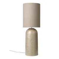 asla-lampe de sol céramique/coton h100cm