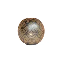 ball circles-lampe à poser boule métal perforé ø30cm