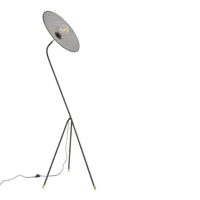 gatsby-lampadaire tripode métal et textile h180cm