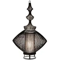 opium-lampe à poser métal filaire & coton h62cm