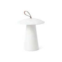 lampe de table portable task (blanc mat)