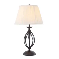 lampe de table artisanale (noir)