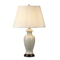 lampe de table craquelée ivoire (beige)