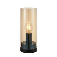 lampe de table à poteau (ambre)