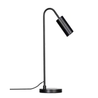 lampe de table courbe (noir mat)