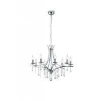 lucerna chandelier 8l e14 chrome (couleur argent)